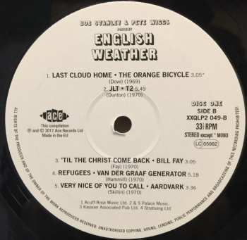 2LP Bob Stanley: English Weather