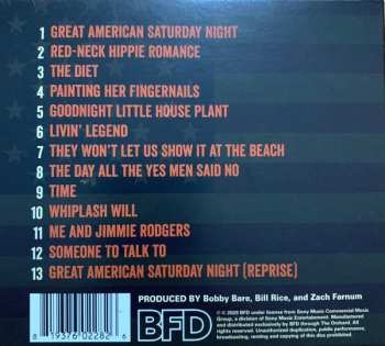 CD Bobby Bare: Great American Saturday Night