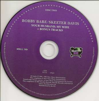 2CD Skeeter Davis: Tunes For Two/The Game Of Triangles/Your Husband, My Wife