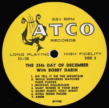 LP Bobby Darin: The 25th Day Of December With Bobby Darin