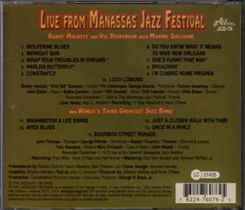 CD Bobby Hackett: Live From Manassas