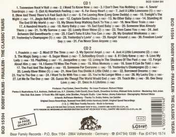 2CD Bobby Helms: Fraulein - The Classic Years