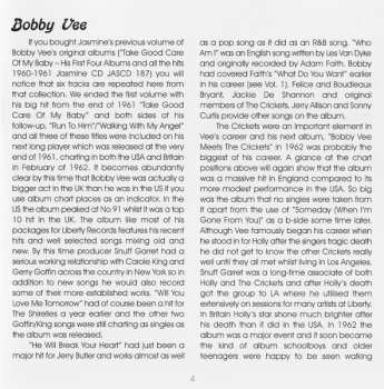 2CD Bobby Vee: The Night Has A Thousand Eyes (The Albums 1961-1962)