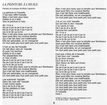 CD Boby Lapointe: Comprend Qui Peut