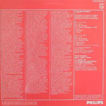 LP Luigi Boccherini: The Famous Fandango / Guitar Quintets Nos.4 And 5 / "La Ritirata Di Madrid" 