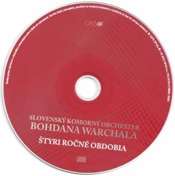 2CD Bohdan Warchal Orchestra: Musica Nocturna ‎– Štyri Ročné Obdobia