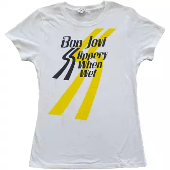Femmes T-shirt Slippery When Wet 