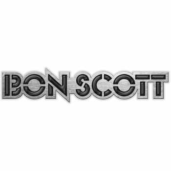 Merch Bon Scott: Plaque Logo Bon Scott