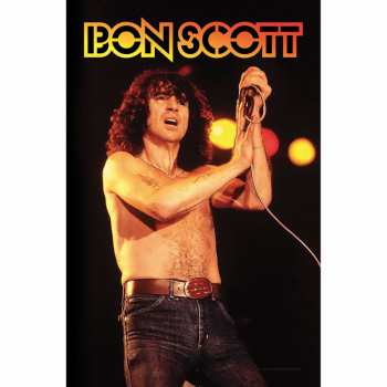 Merch Bon Scott: Poster textile Bon Scott