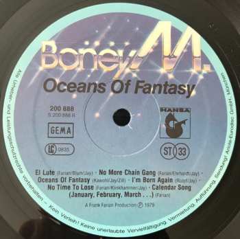 LP Boney M.: Oceans Of Fantasy