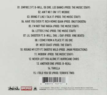 CD Boosie Badazz: Thrilla Volume 1 DIGI