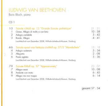 2CD Boris Bloch: Piano Works Vol. 2 – Beethoven