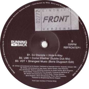 LP Boris Dlugosch: Running Back Mastermix: Front Classics By Boris Dlugosch
