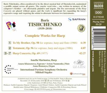 CD Boris Tishchenko: Complete Works For Harp