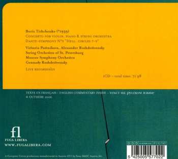 CD Gennadi Rozhdestvensky: Concerto for Violin, Piano & String Orchestra, Dante-Symphony No. 3 "Hell: Circles 7-9"