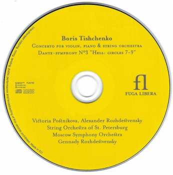 CD Gennadi Rozhdestvensky: Concerto for Violin, Piano & String Orchestra, Dante-Symphony No. 3 "Hell: Circles 7-9"