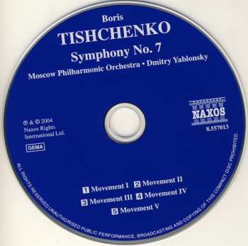 CD Moscow Philharmonic Orchestra: Symphony No. 7