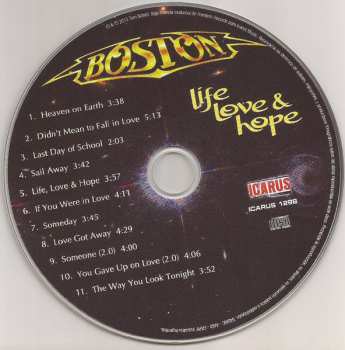 CD Boston: Life, Love & Hope DIGI