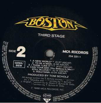 LP Boston: Third Stage