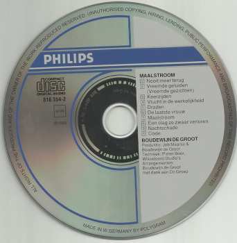 CD Boudewijn De Groot: Maalstroom