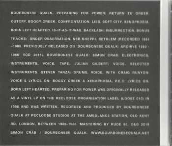 CD Bourbonese Qualk: Preparing For Power