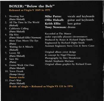 CD Boxer: Below The Belt