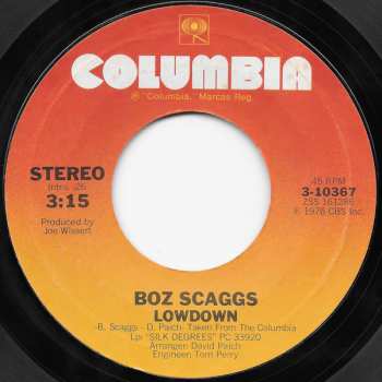 Album Boz Scaggs: Lowdown / Harbor Lights