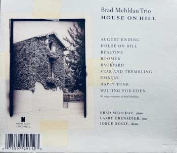 CD Brad Mehldau Trio: House On Hill