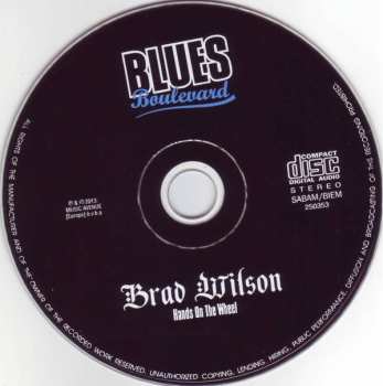 CD Brad Wilson: Hands On The Wheel DIGI
