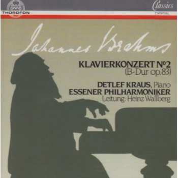 Album Brahms / Detleff,kraus: Piano Cto No 2