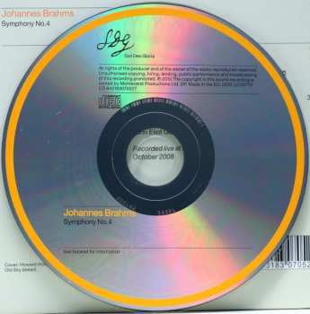 CD Johannes Brahms: Symphony 4