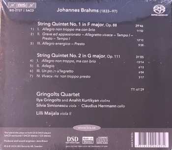 SACD Johannes Brahms: String Quintets