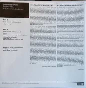 LP Johannes Brahms: Violin Concerto