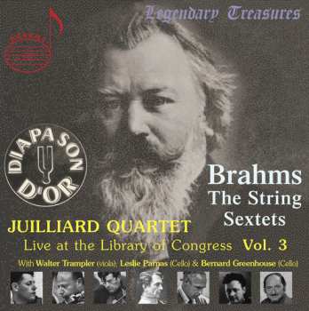 CD Johannes Brahms: The String Sextets. Live At The Libray Of Congress Vol. 3