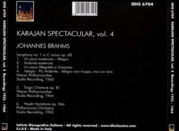 CD Berliner Philharmoniker: Symphony No. 1 Op. 68 / Tragic Overture Op. 81 / Haydn Variations  Op. 56a
