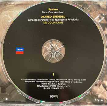 2CD Johannes Brahms: A Birthday Tribute . Piano Concerto No.1 • Piano Concerto No.25 DIGI