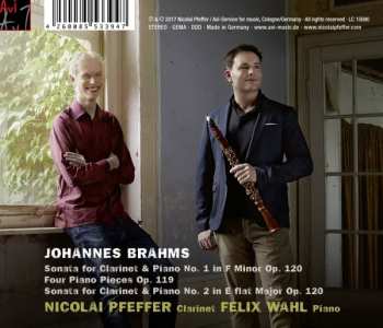 CD Johannes Brahms: Clarinet Sonatas & Piano Pieces