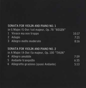 CD Johannes Brahms: Complete Works For Violin And Piano