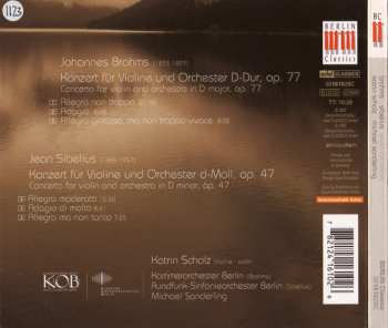 CD Johannes Brahms: Violinkonzerte