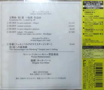 CD Johannes Brahms: Symphonie No.1 / "Die Meistersinger Von Nurnberg" Vorspiel