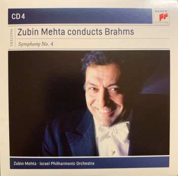 4CD/Coffret Johannes Brahms: Zubin Mehta Conducts Brahms (Symphonies Nos. 1-4 • Tragic Overture • Haydn Variations)