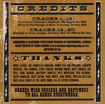 CD Brakes: (Presenting Brakes !Live!) Rock Is Dodelijk