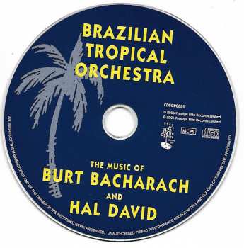 CD Brazilian Tropical Orchestra: The Music Of Burt Bacharach And Hal David