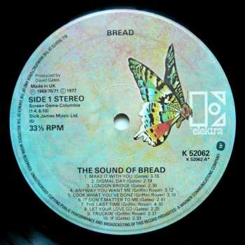 LP Bread: The Sound Of Bread - Their 20 Finest Songs