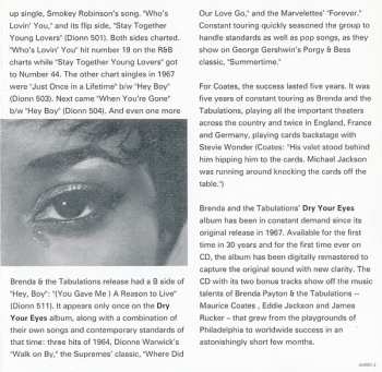 CD Brenda & The Tabulations: Dry Your Eyes