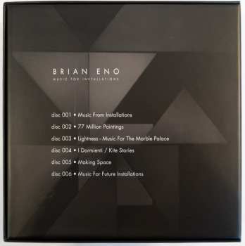 6CD/Coffret Brian Eno: Music For Installations