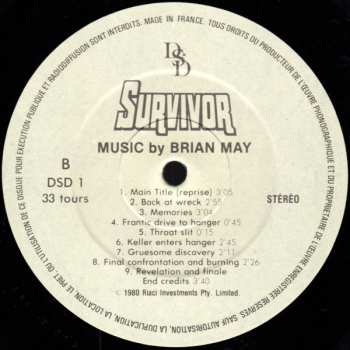 LP Brian May: Survivor (Original Motion Picture Soundtrack)