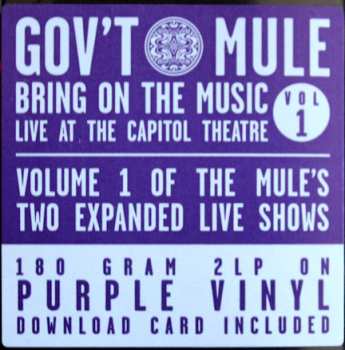 2LP Gov't Mule: Bring On The Music, Live At The Capitol Theatre Vol.1 LTD | CLR