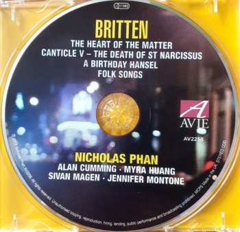 CD Benjamin Britten: Still Falls The Rain