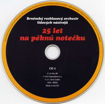 2CD Brněnský Rozhlasový Orchestr Lidových Nástrojů: 25 Let Na Pěknú Notečku